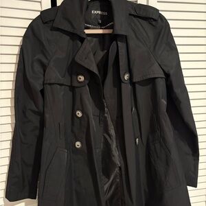 Express Black Women's Trench Coat